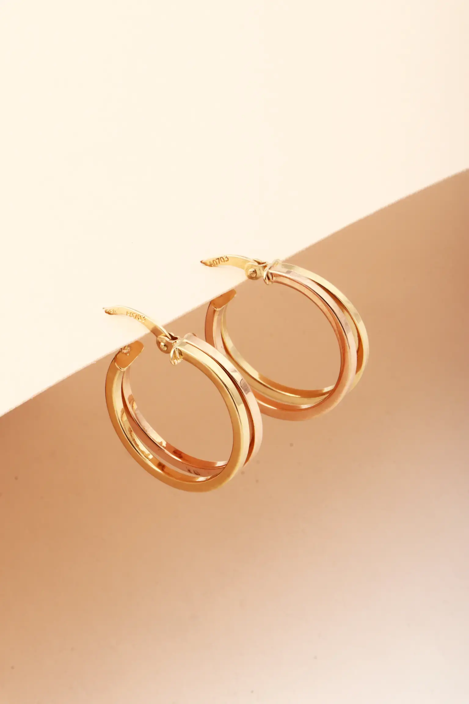 گوشواره دو رنگ