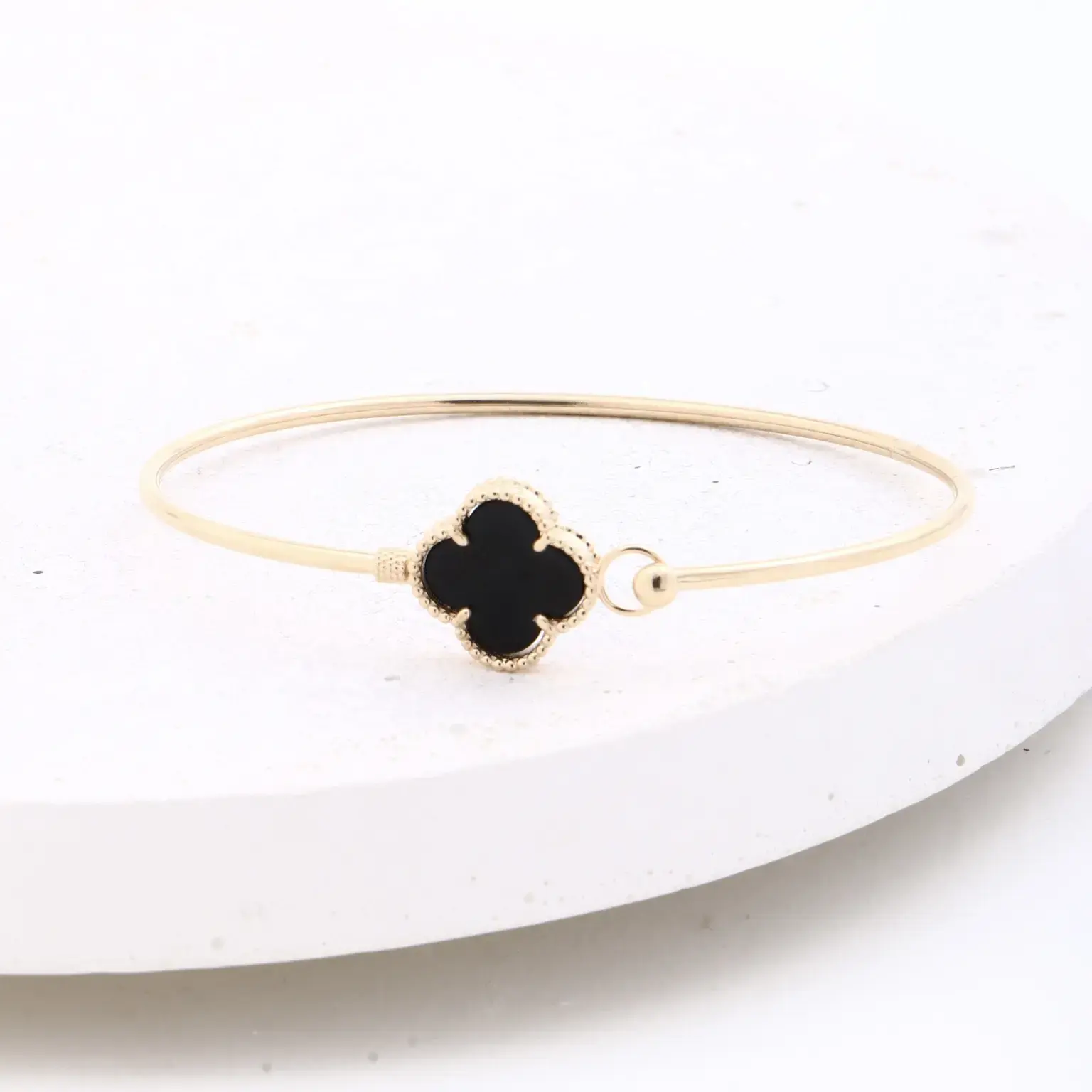 بنگل ونکلیف مشکی گل بزرگ